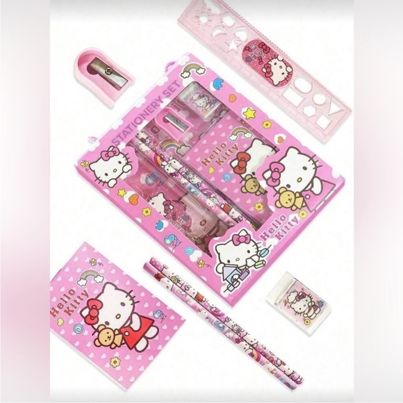 Hello Kitty Pink Stationery Set - Picture 2 of 3